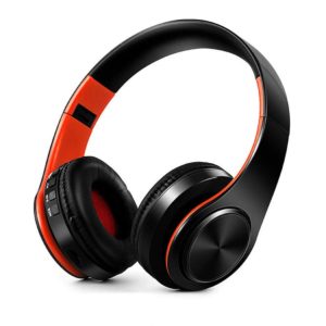 Onbio Bluetooth Headphones Orange & Black