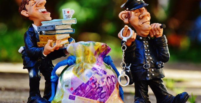 Taxes Tax Evasion Police Handcuffs